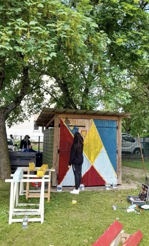 Atelier, aménagement, peinture
