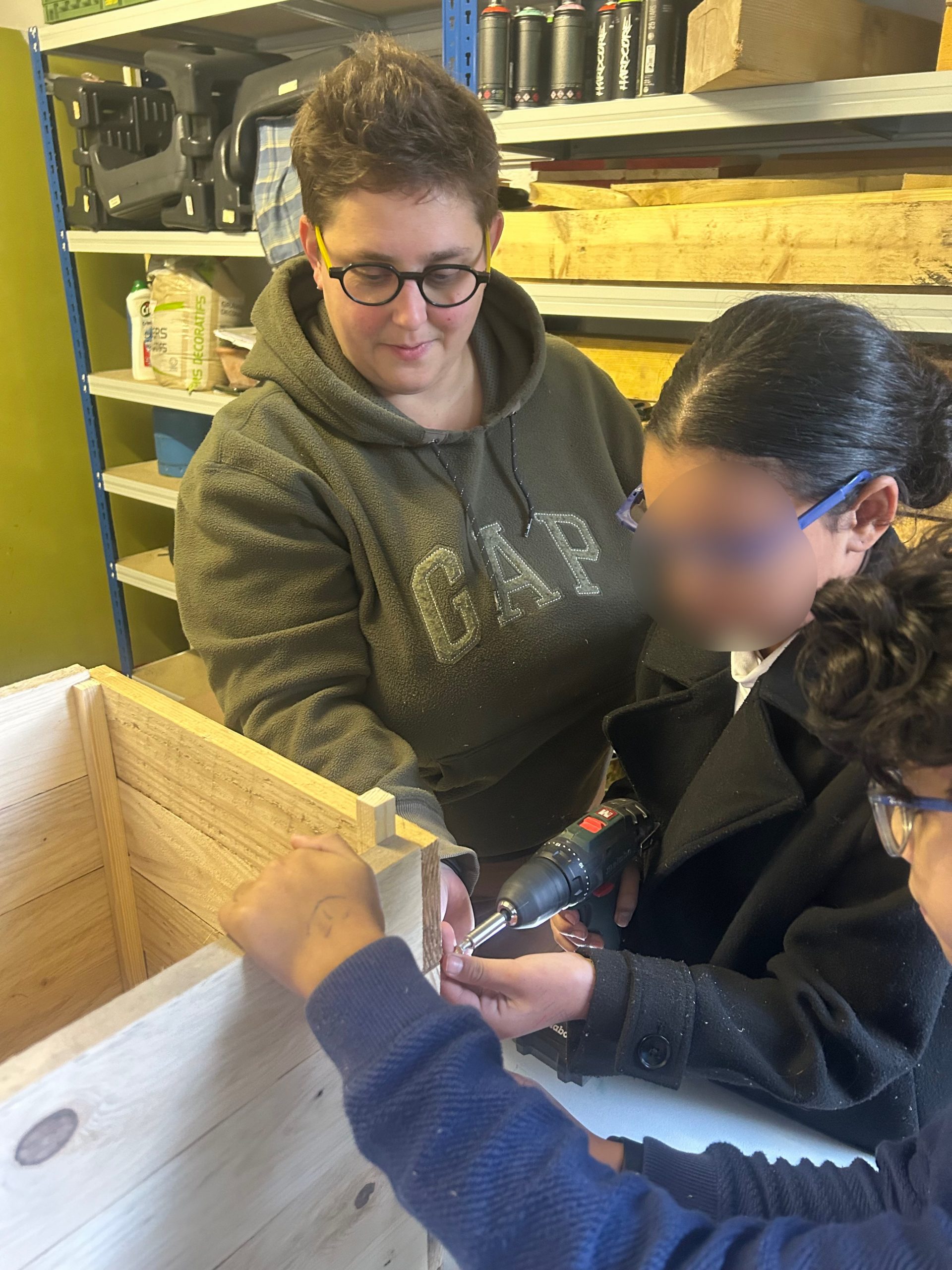 Atelier, bricolage, cabane écureuils diy
